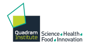 Logo for Quadram Institute Bioscience